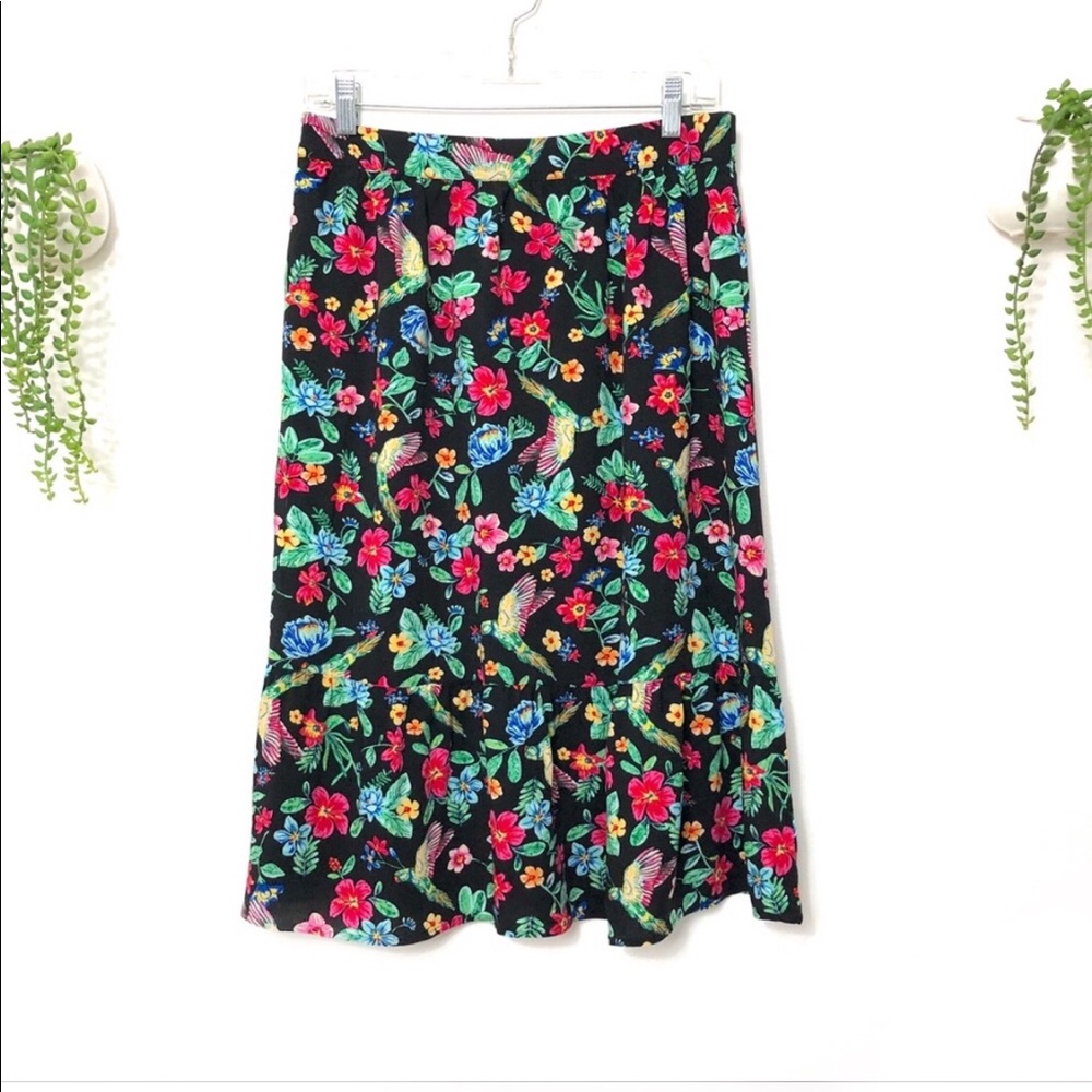 Beautiful Bright Flowers Hawaii’s Print Skirt